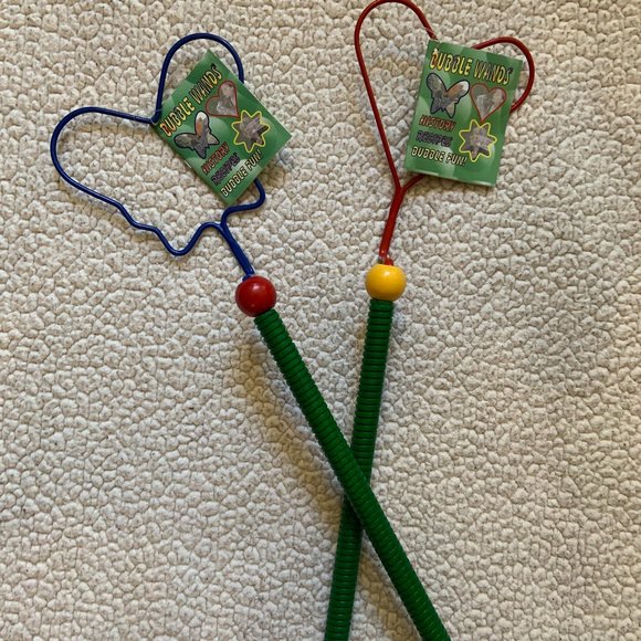 NWT - Heart & Butterfly Shape Bubble Wand - Picture 2 of 4